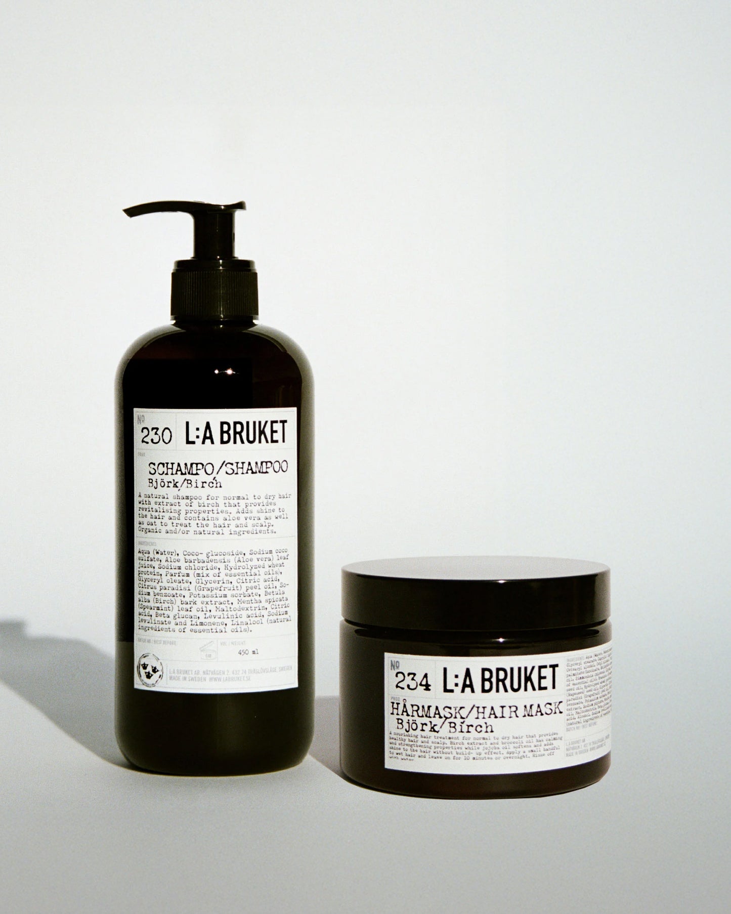 230 Shampooing & 234 Masque pour cheveux