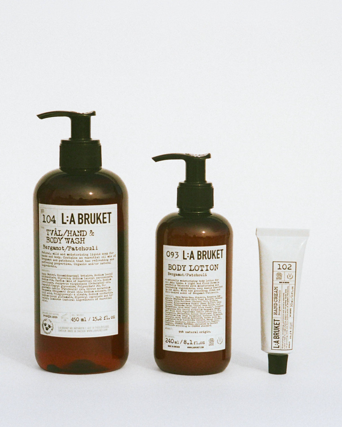 Bergamot / Patchouli Trio Set