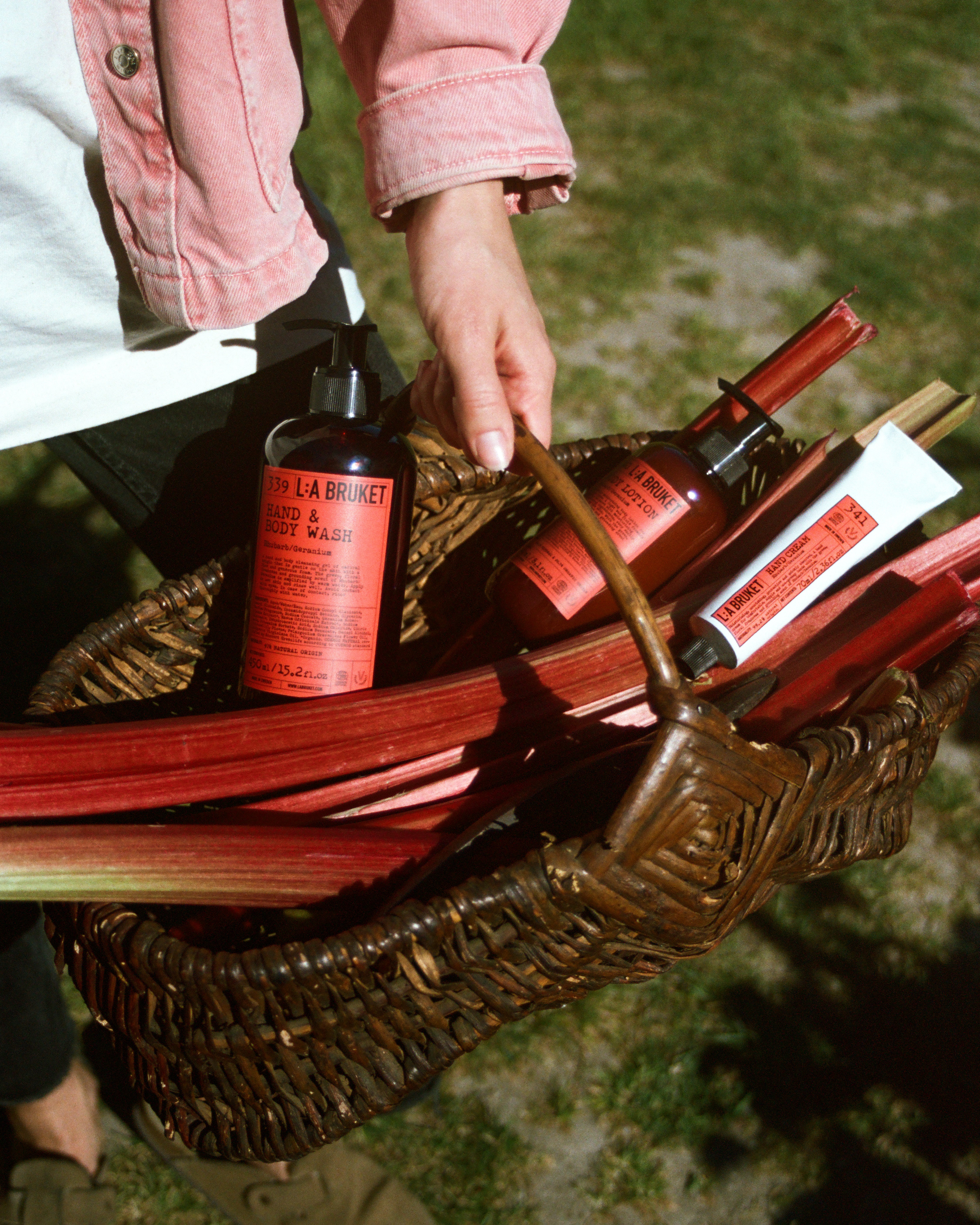 Rhubarb & Geranium Body Routine Set – L:a Bruket