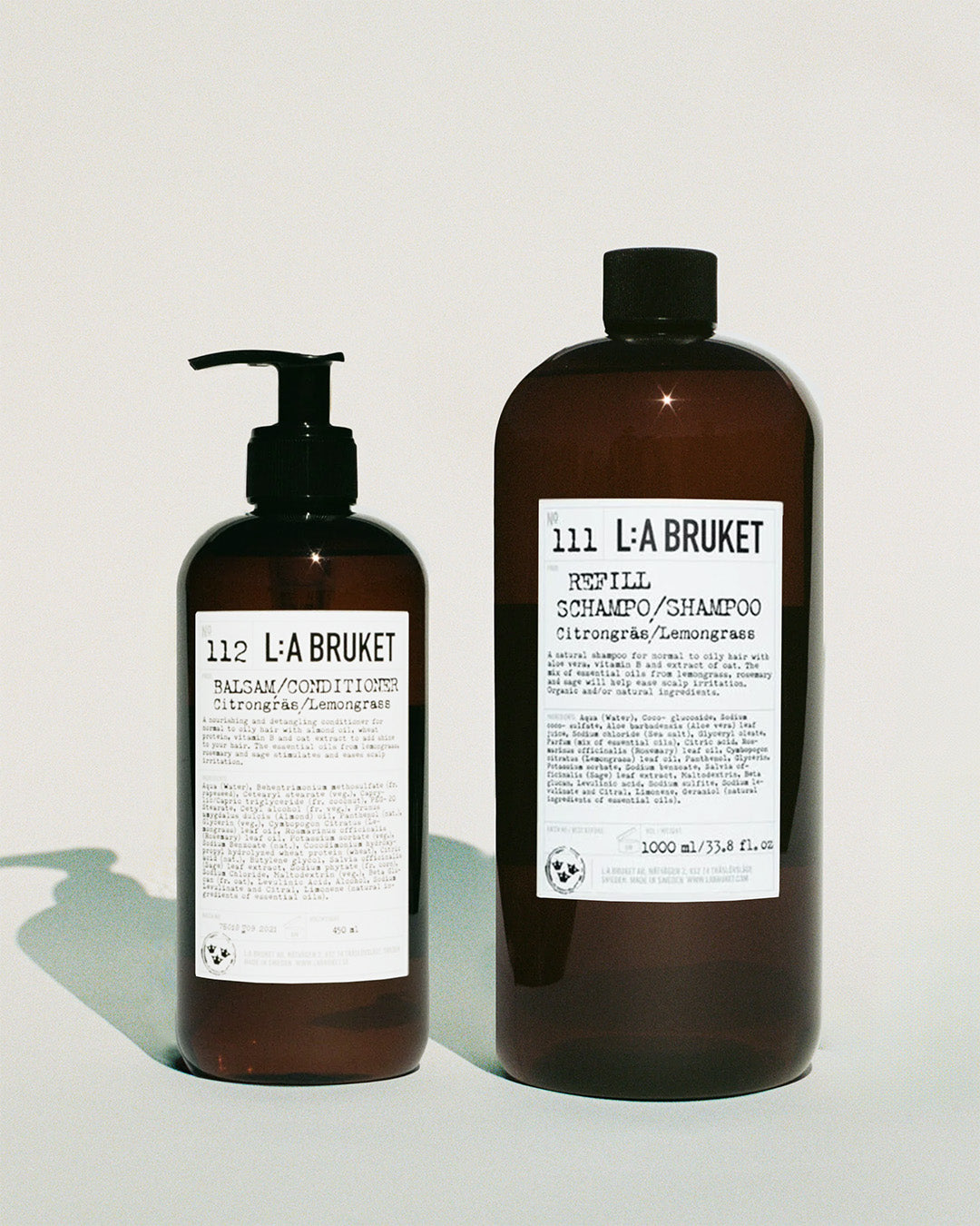 111 Refill Shampoo & 112 Conditioner