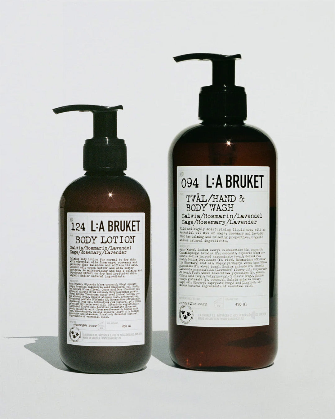 094 Hand & Body Wash & 124 Body Lotion